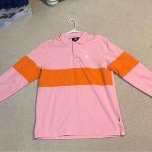 Tyler the Creator Pink/Orange Long Sleeve Polo Shirt